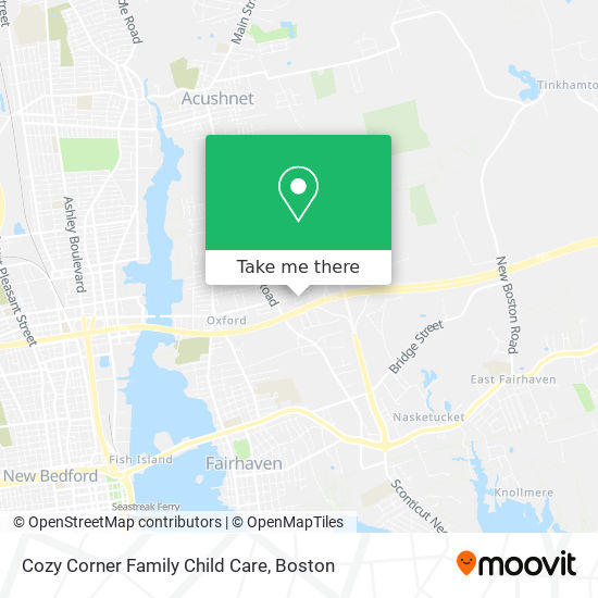 Cozy Corner Family Child Care map