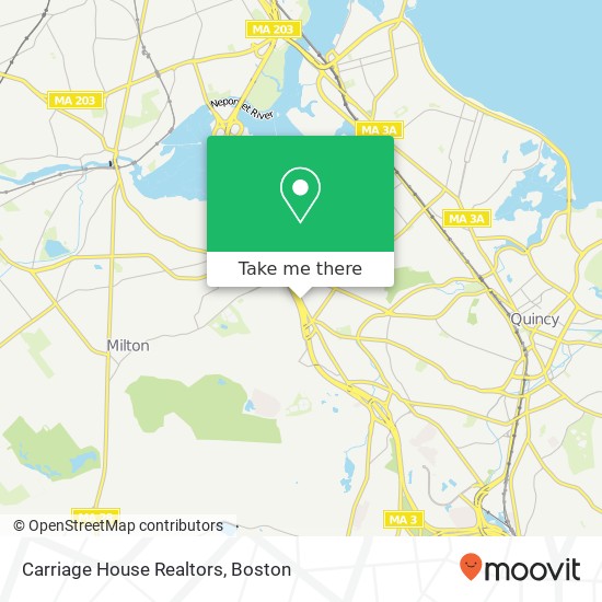 Carriage House Realtors map
