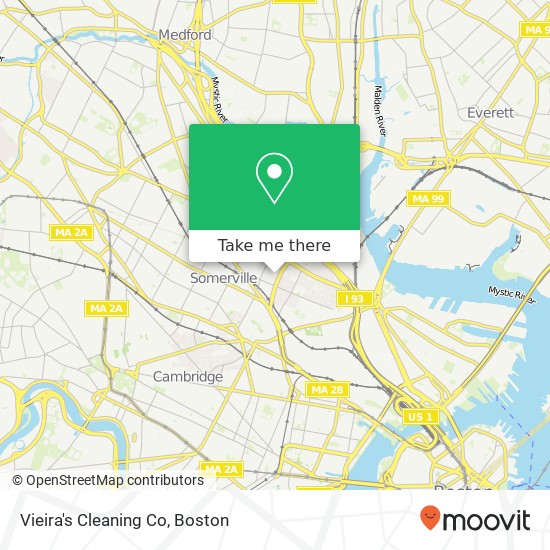Vieira's Cleaning Co map