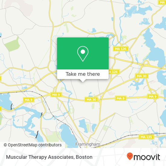 Mapa de Muscular Therapy Associates