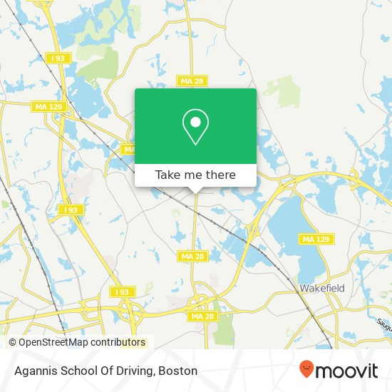 Agannis School Of Driving map