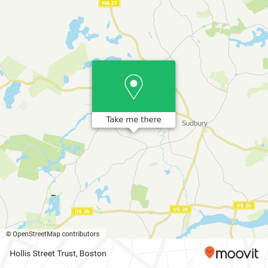 Hollis Street Trust map