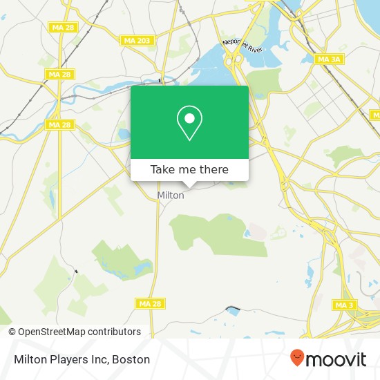 Milton Players Inc map