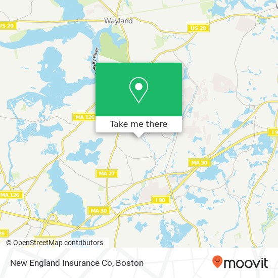 Mapa de New England Insurance Co