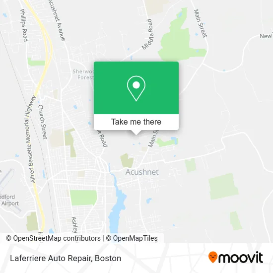 Laferriere Auto Repair map