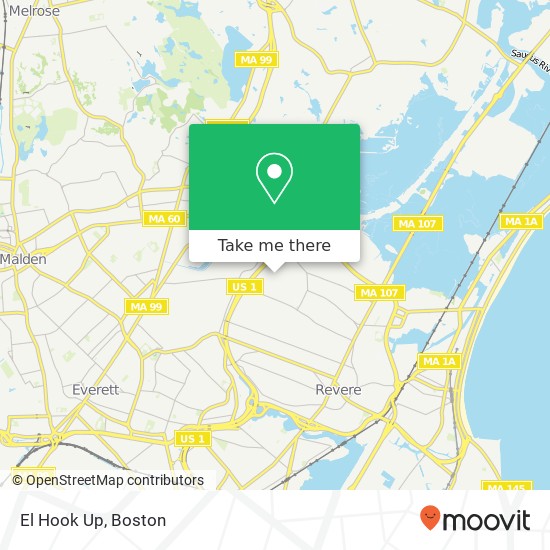 El Hook Up map