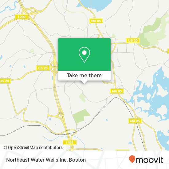 Northeast Water Wells Inc map