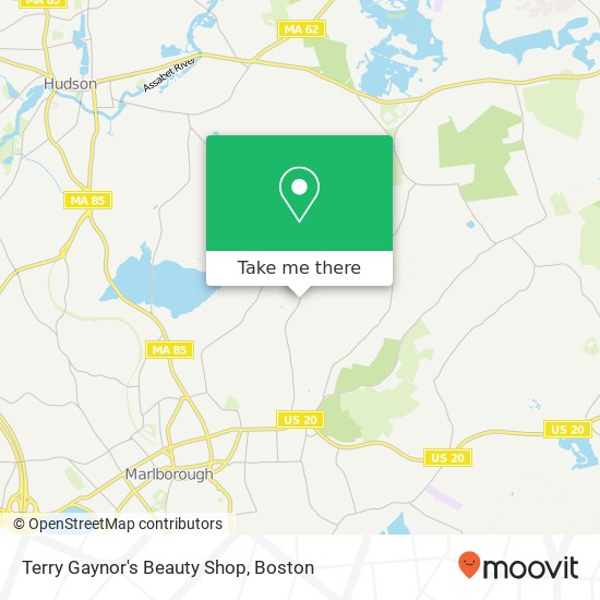 Terry Gaynor's Beauty Shop map