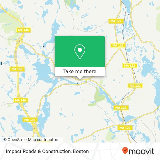 Impact Roads & Construction map