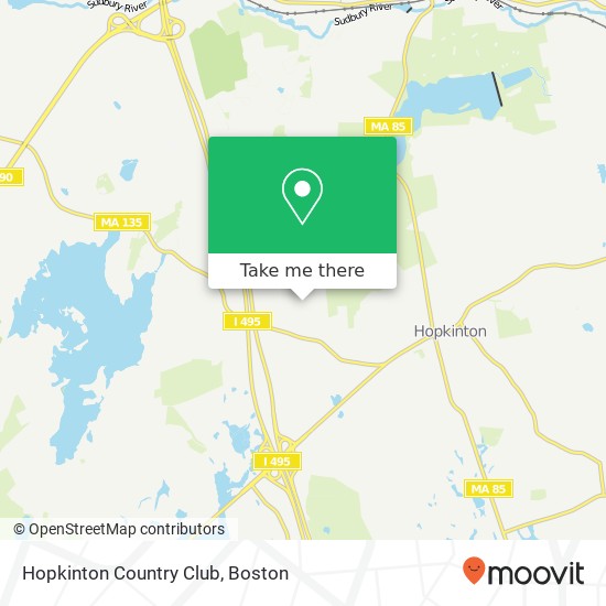 Hopkinton Country Club map