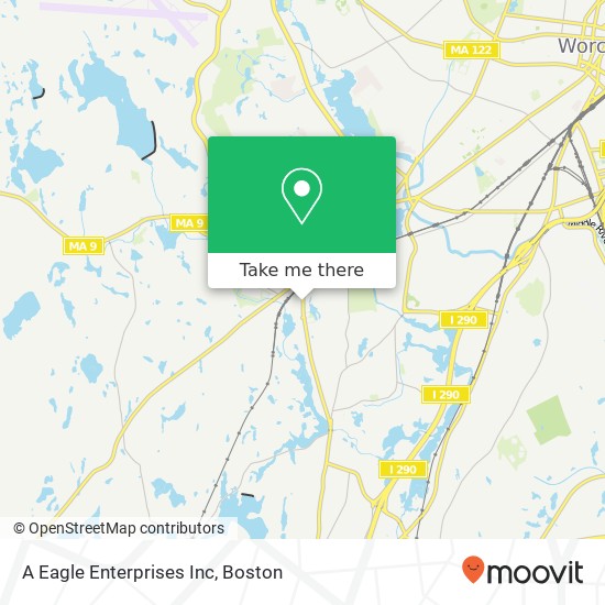 A Eagle Enterprises Inc map