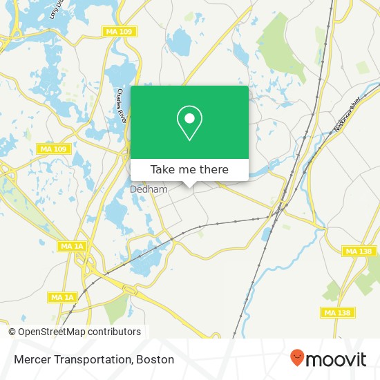 Mapa de Mercer Transportation