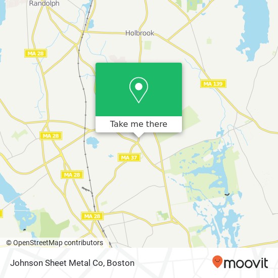 Mapa de Johnson Sheet Metal Co