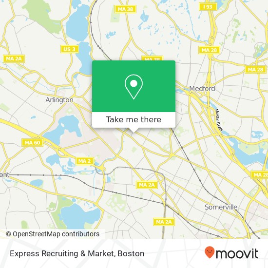 Express Recruiting & Market map