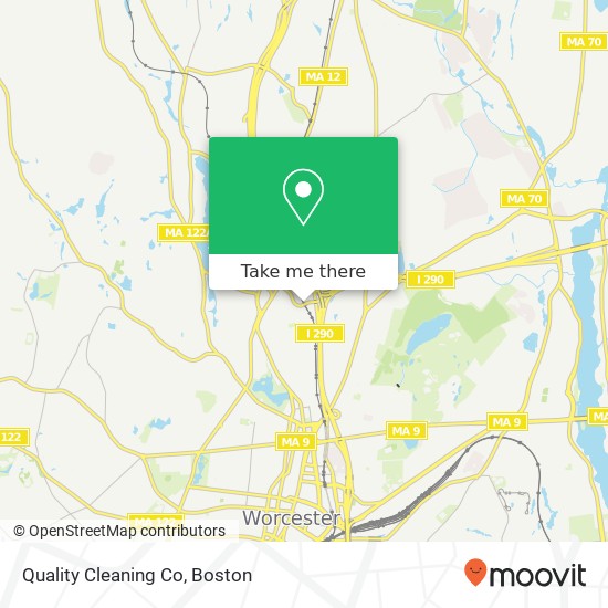 Quality Cleaning Co map