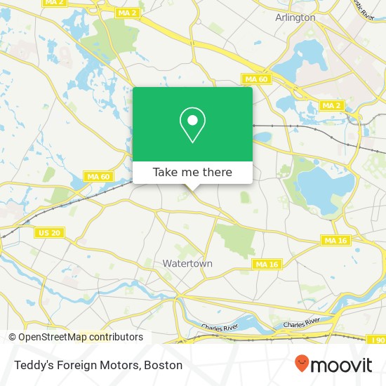 Mapa de Teddy's Foreign Motors