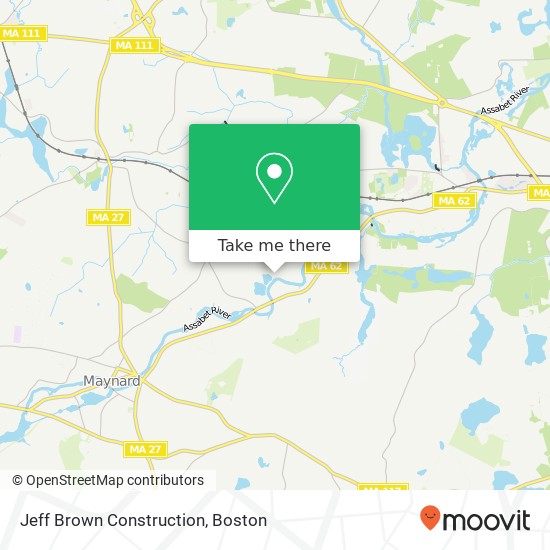 Mapa de Jeff Brown Construction
