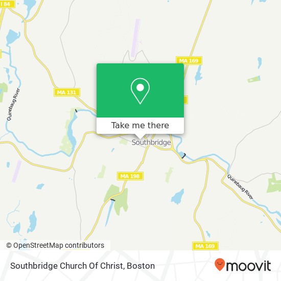 Southbridge Church Of Christ map