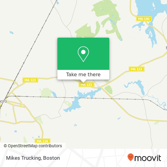Mapa de Mikes Trucking
