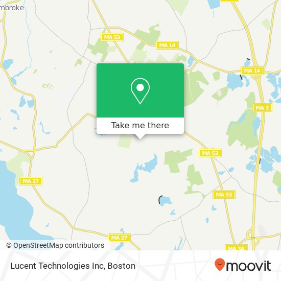 Mapa de Lucent Technologies Inc
