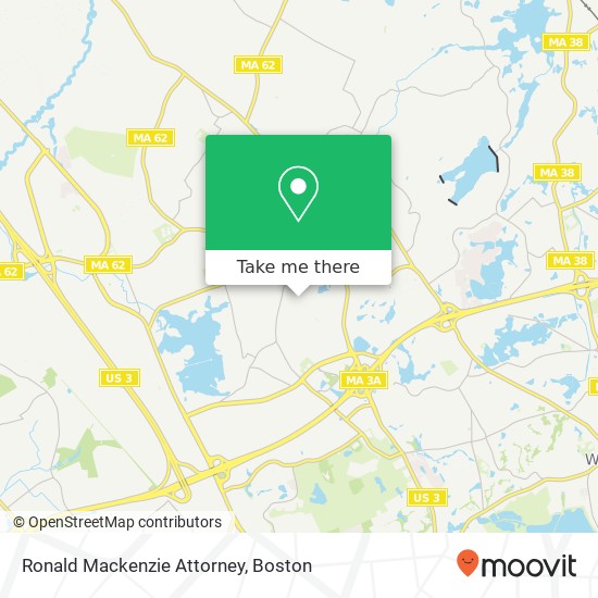 Mapa de Ronald Mackenzie Attorney