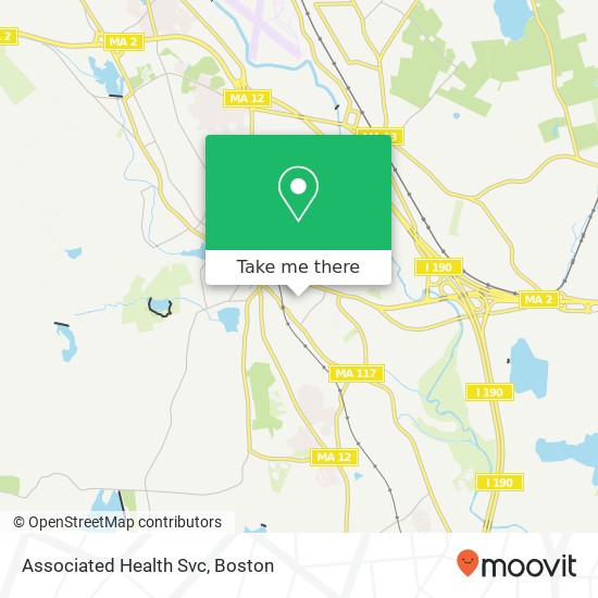 Associated Health Svc map