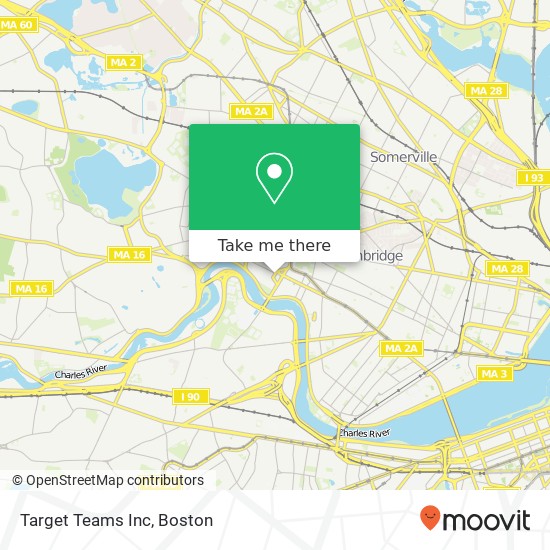 Target Teams Inc map