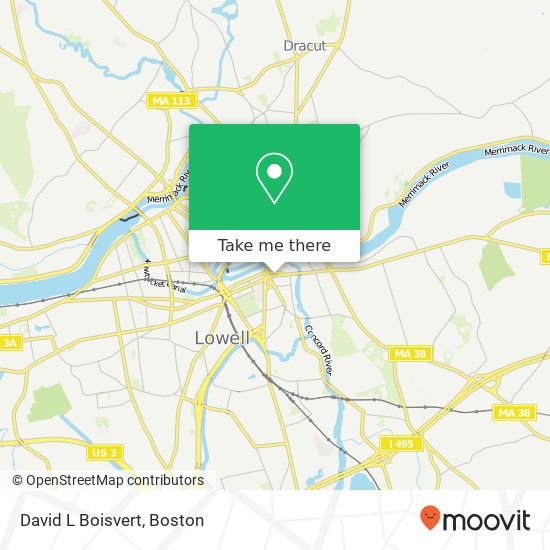 Mapa de David L Boisvert