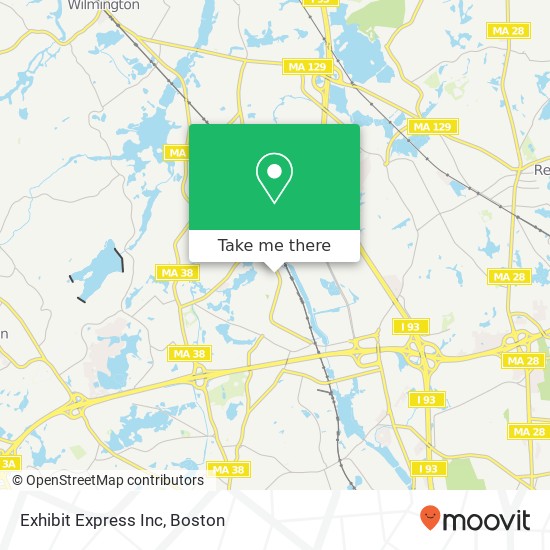 Exhibit Express Inc map