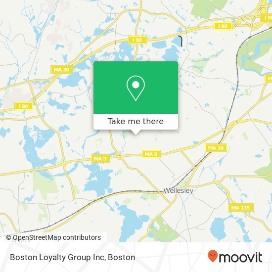 Mapa de Boston Loyalty Group Inc