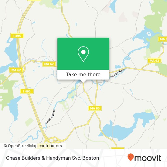 Chase Builders & Handyman Svc map