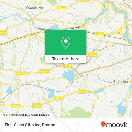 Mapa de First Class Gifts Inc