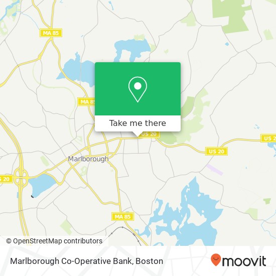 Mapa de Marlborough Co-Operative Bank