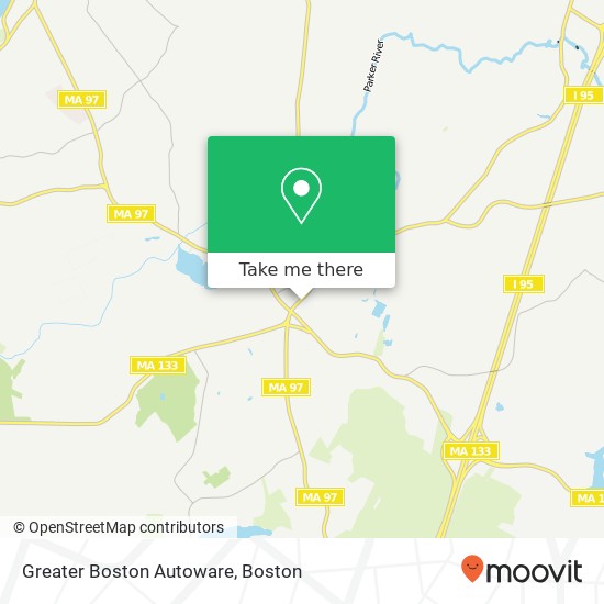 Greater Boston Autoware map