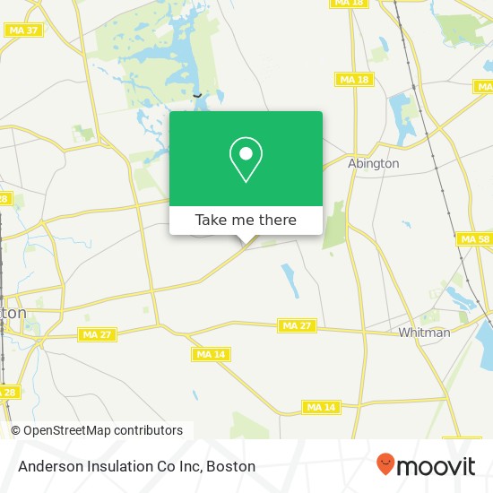 Mapa de Anderson Insulation Co Inc