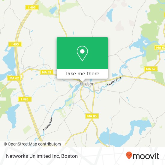 Networks Unlimited Inc map