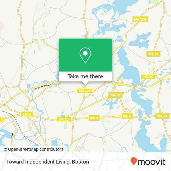 Toward Independent Living map