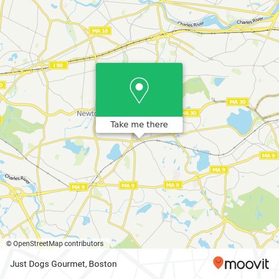 Mapa de Just Dogs Gourmet