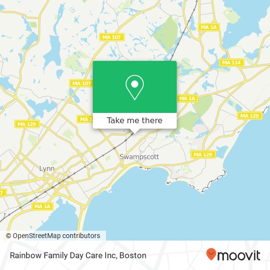 Rainbow Family Day Care Inc map