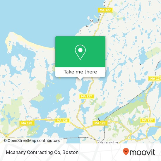 Mcanany Contracting Co map