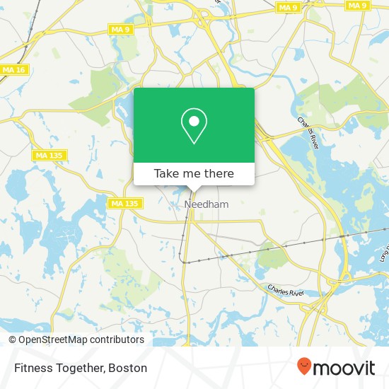 Fitness Together map