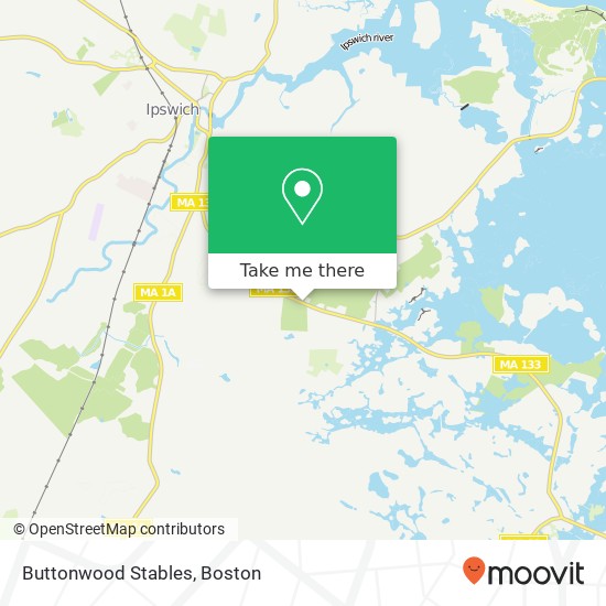 Mapa de Buttonwood Stables