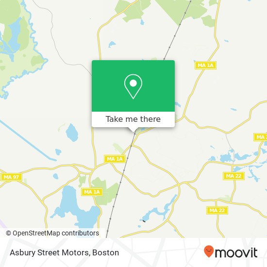 Asbury Street Motors map