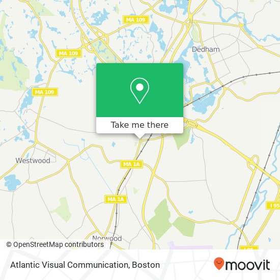 Atlantic Visual Communication map