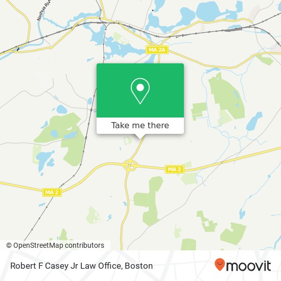 Robert F Casey Jr Law Office map