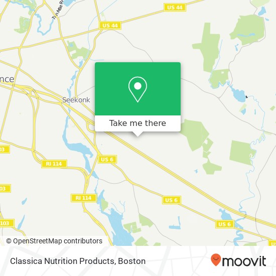 Classica Nutrition Products map