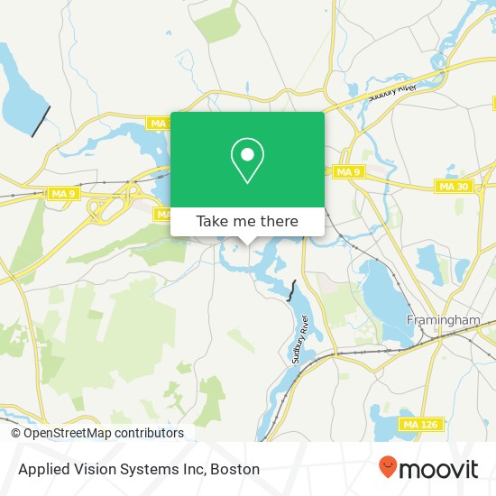 Applied Vision Systems Inc map