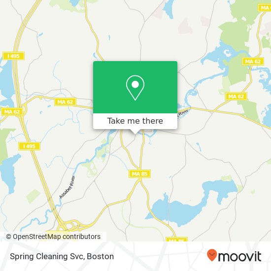 Mapa de Spring Cleaning Svc