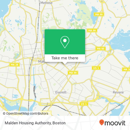Mapa de Malden Housing Authority