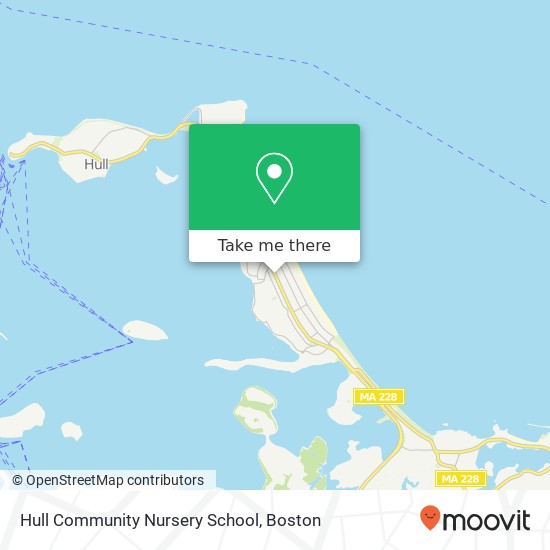 Hull Community Nursery School map